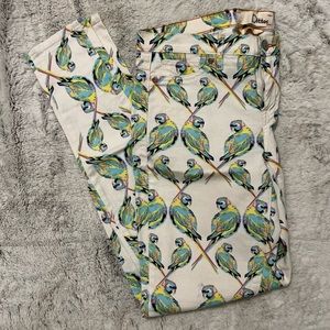 Dittos Perrot Print Jeggings Low Waist Slim Sz 27